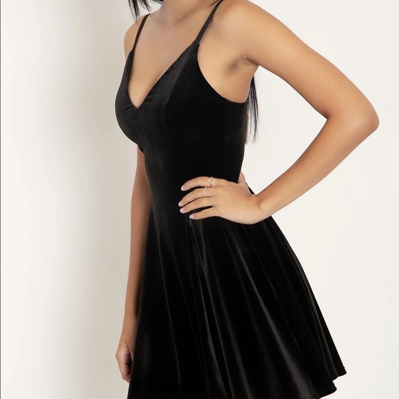 Black milk velvet mini dress size XS - Picture 2 of 6